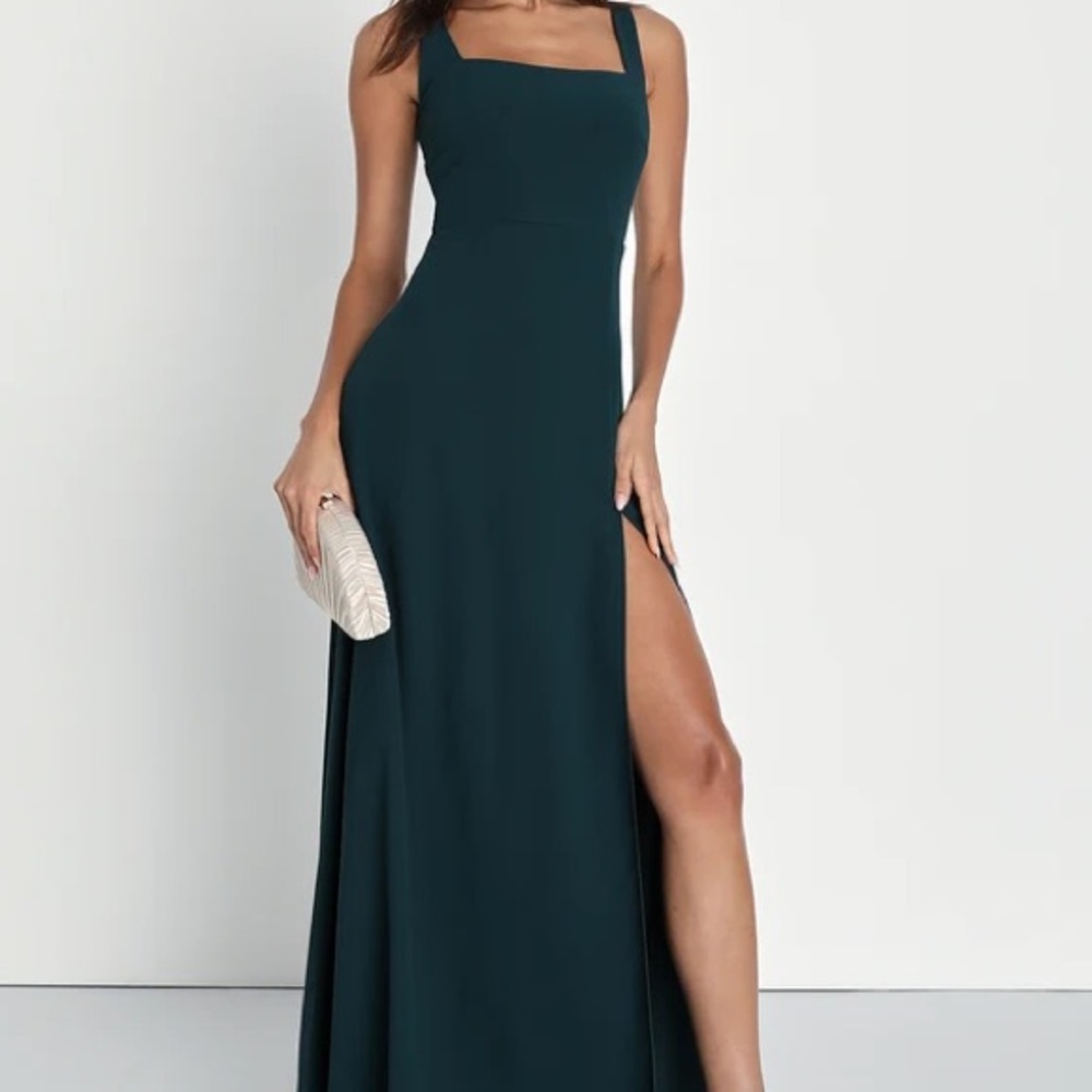 Lulus Emerald Green Sleeveless Maxi Dress